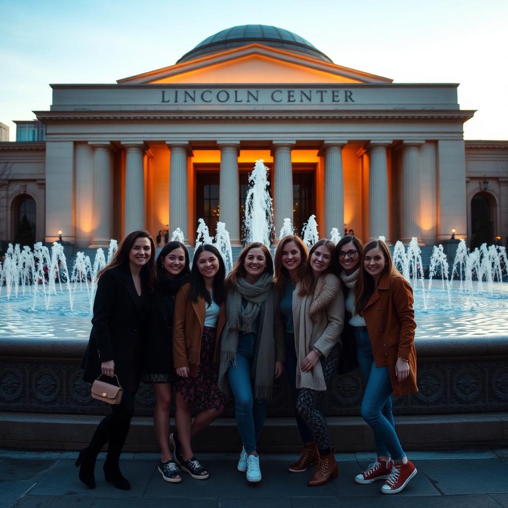 A group of women sharing a moment together on a trip